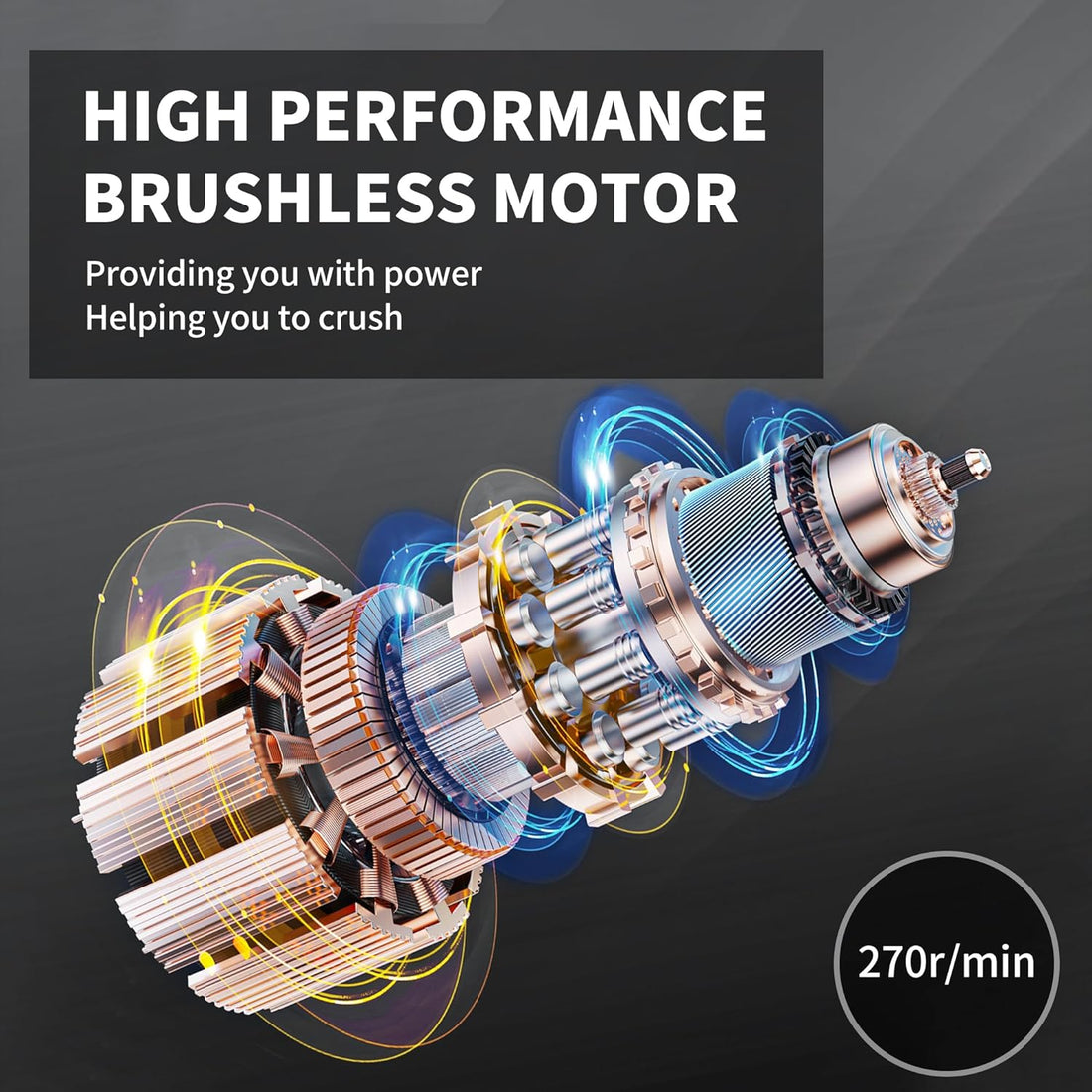 TillerMate™ Schnurlose Pinne Elektrogrubber